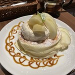 高倉町珈琲 - 洋梨のパンケーキ