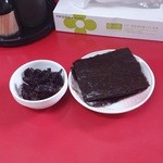 生海苔＆焼き海苔・・・ともに100円