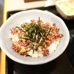 南秋ラーメン - 梅ご飯