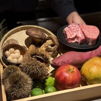 大阪鉄板焼き 神戸牛 TATARA - 食材