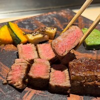 大阪鉄板焼き 神戸牛 TATARA - 黒毛和牛 50g&神戸牛 50g