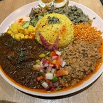 ハロガロ - スパイスカリー３種盛り