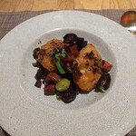 fu-fu shisen - スズキの四川香り炒め