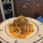 イタリアンバル センプリーチェ - 仔羊のラグータリアテッレ