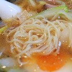 HIRAMA - 麺は細麺ストレート
