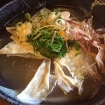 湯葉と柚子のあんかけうどん
