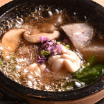 魚ト日本酒あたらよ - 白子と海老芋のぐつぐつ