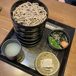 砂屋 - 割子そば5段 1,700円