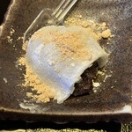 砂屋 - デザートで付く一口そばぜんざい