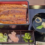 鰻の成瀬 - 「上うな重竹」（2500円）