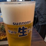お好み焼 きじ 本店 - 生ビール　530円