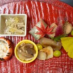 よし町 - 2024.11 前菜の盛り合わせ