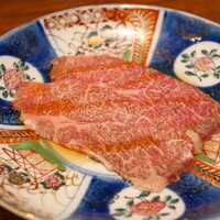 焼肉 にくだらけ - 田村牛ランプと生胡椒
