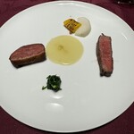 TRAIN SUITE 四季島 - 倉石牛ヒレと津軽鴨のポアレ