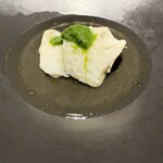 TRAIN SUITE 四季島 - 津軽海峡産平目の田酒ヴァプール