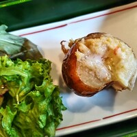 割烹 たま笹 - ジャガ芋のカニ詰