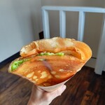 クレープ えんどう - ずんだバター