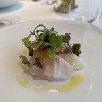 Ristorante Ecru - 真鯛のカルパッチョ美味しいです