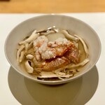 みえ田 - 毛蟹と松茸の鍋