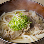 牛の助肉之進 くらわんか - かすうどん　大阪を代表するなにわうどん　シメにぜひとも