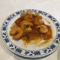 横浜中華街 重慶飯店 本館 - 海老のチリソース ①
