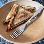 ラ・ナチュール - 朝食ホットサンド（やや焦げ気味）