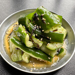 焼肉ホルモンたけ田 - 塩ポンきゅうり　439円(税込)