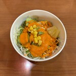 バンチャガル - キャロットドレッシングのサラダ