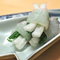 麻布 かどわき - 平目　白菜　紫蘇