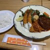 コロンバン - ハンバーグと海老フライ定食