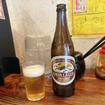 元祖ぴかいち 本店 - とりあえずラガー♪