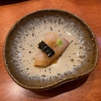 寿司 あさ海 - サワラ 松前漬けで