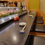 鮨楽こもり - 店内