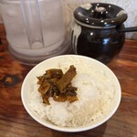 元祖ぴかいち - 白ごはん＆辛子高菜