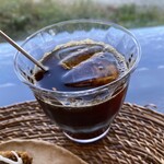 木のなか - 前回より美味しく感じたアイスコーヒー