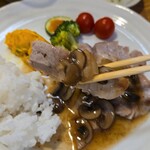 キッチン ブルー グローブ - いただきます