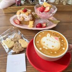 cafe merci - 可愛すぎるラテアート！