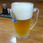 郷土料理 しまや - 生ビール(2014.5)