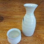 郷土料理 しまや - 豊盃の熱燗(2014.5)