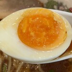 天然温泉ジャブ - 煮玉子リフト