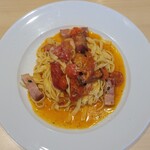 肉と野菜の農家イタリアン アリガト - トマトとベーコンのポモドーロ