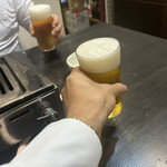 やまむら - まずは乾杯ー