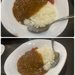 やまむら - シメは希少部位トリミングが沢山入ったカレー♡♡♡これはたまりません…もぉ〜フルボッコにされました…。