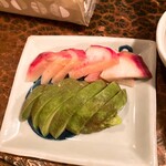 タイニーカフェ - アボカドの糠漬け