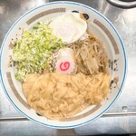 中華そば みたか - ワンタンメン油そば半熟卵付き