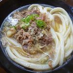 木の崎うどん - 肉ぶっかけ（小） 450円