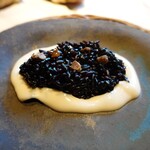 エースホテル京都 - 有機黒米　ヤリイカ