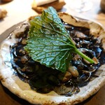 エースホテル京都 - 蕎麦のクラッカー　山葵菜