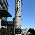 うなぎ 和友 - 電柱看板