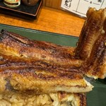 うなぎ 和友 - 折り畳まれ鰻展開